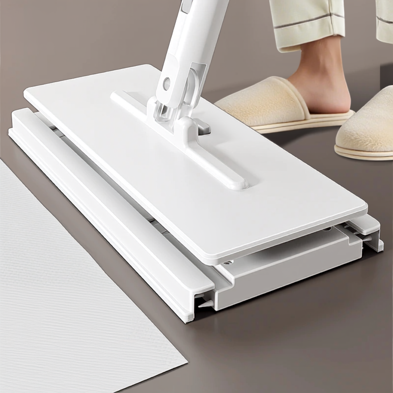 Auto Clamp Flat Floor Mop Tool