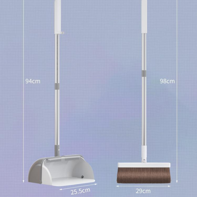 Wall Mounted Broom Dustpan Set Home Cleaning Tool