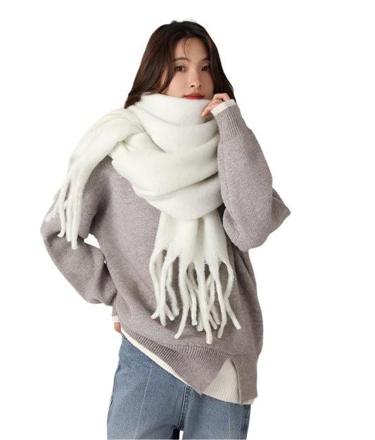 Cozy Chunky Solid Color Winter Scarves