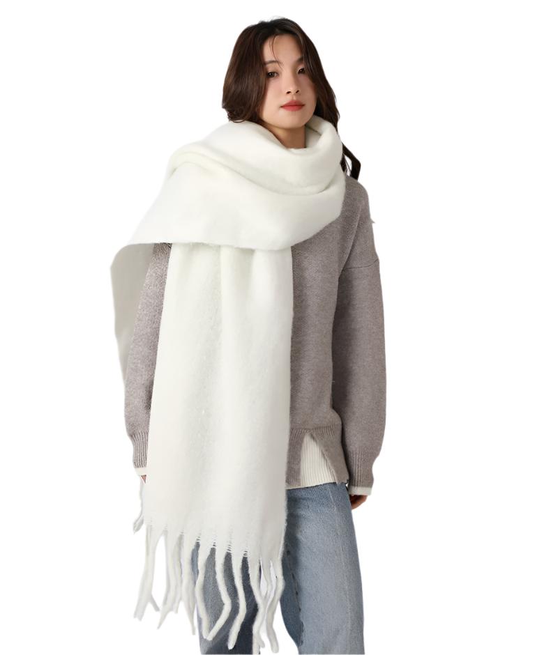 Cozy Chunky Solid Color Winter Scarves