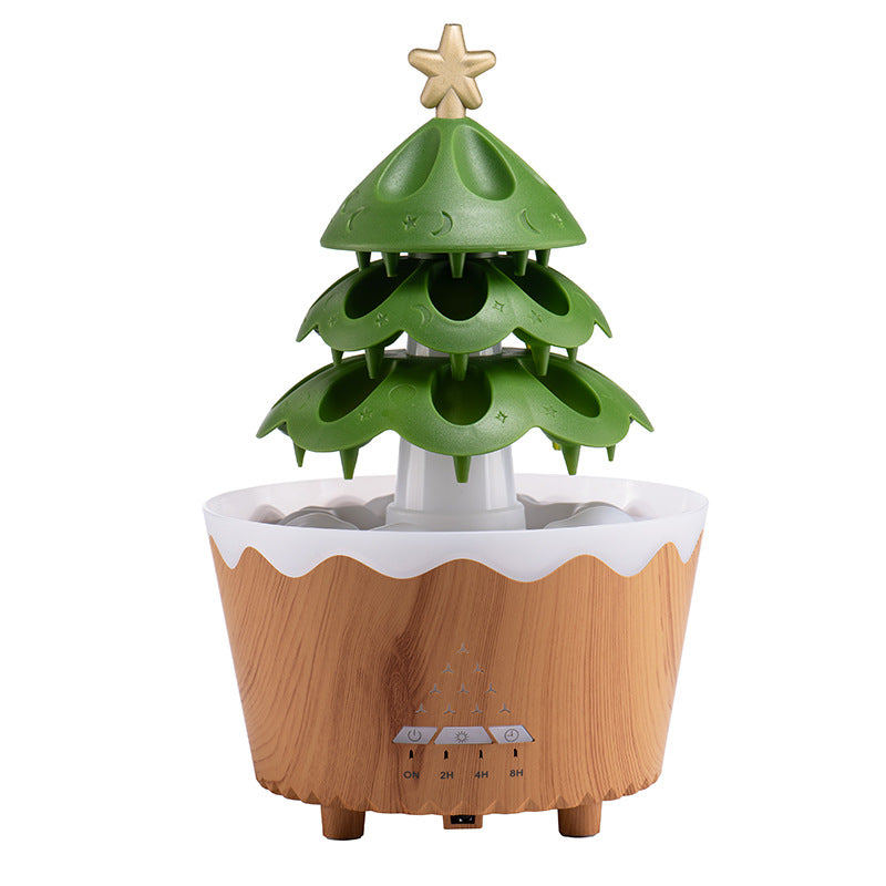 Essential Oil Aroma Diffuser Christmas Tree Humidifier