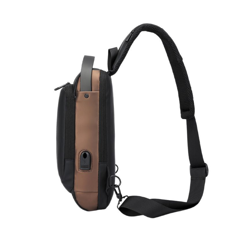 Men's Chest Bag Password Lock Anti-theft Waterproof Shoulder Bags