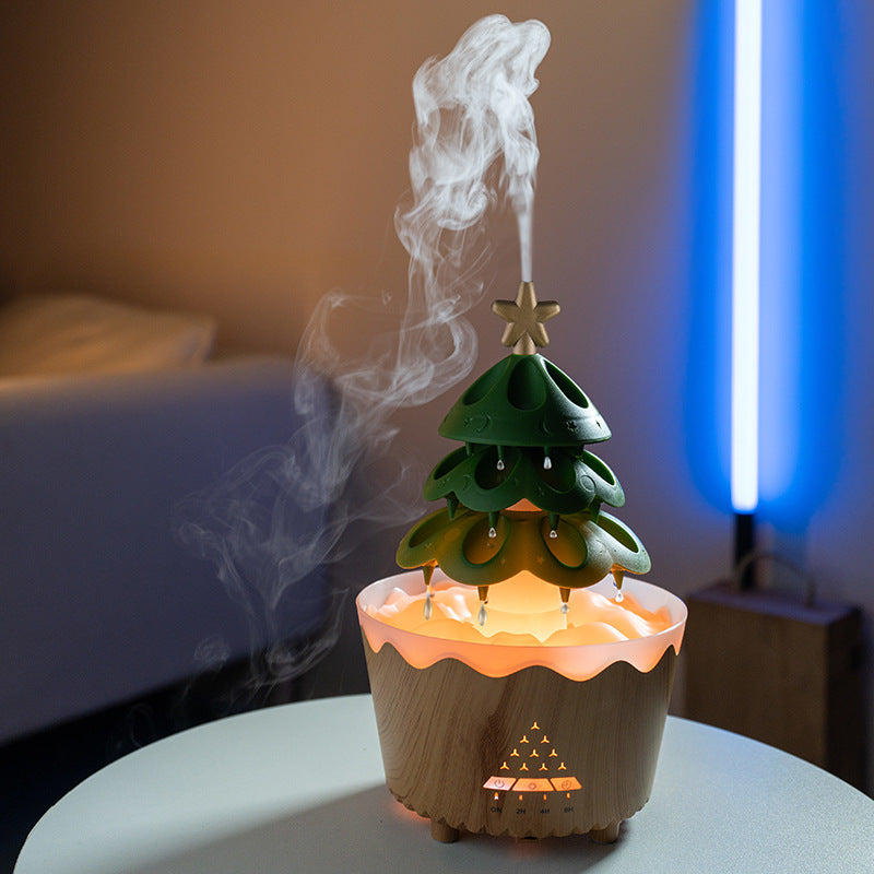 Essential Oil Aroma Diffuser Christmas Tree Humidifier