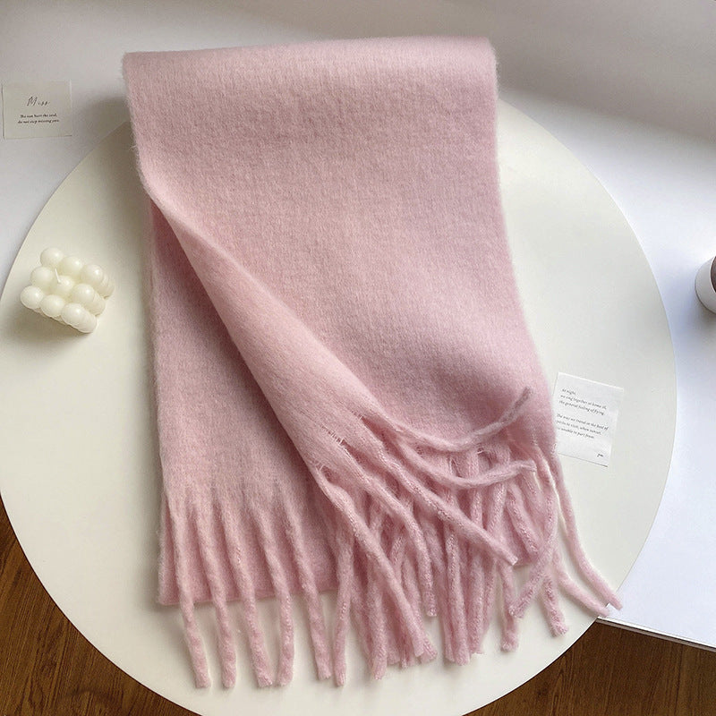 Cozy Chunky Solid Color Winter Scarves