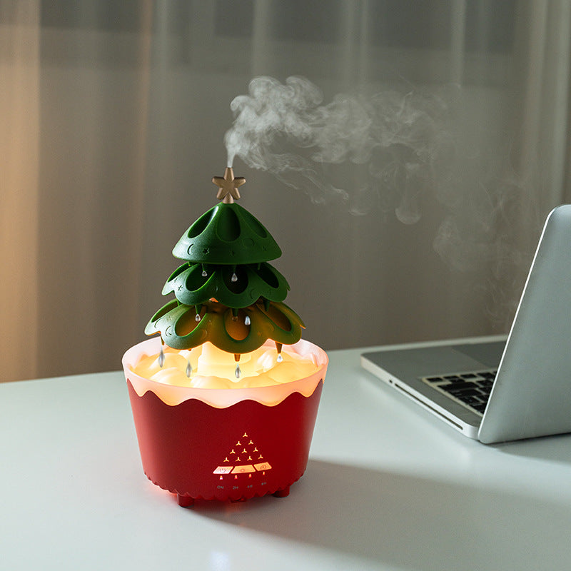 Essential Oil Aroma Diffuser Christmas Tree Humidifier