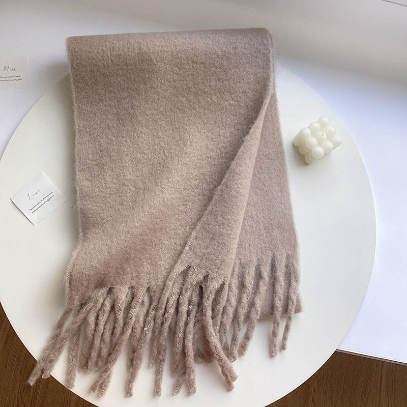 Cozy Chunky Solid Color Winter Scarves