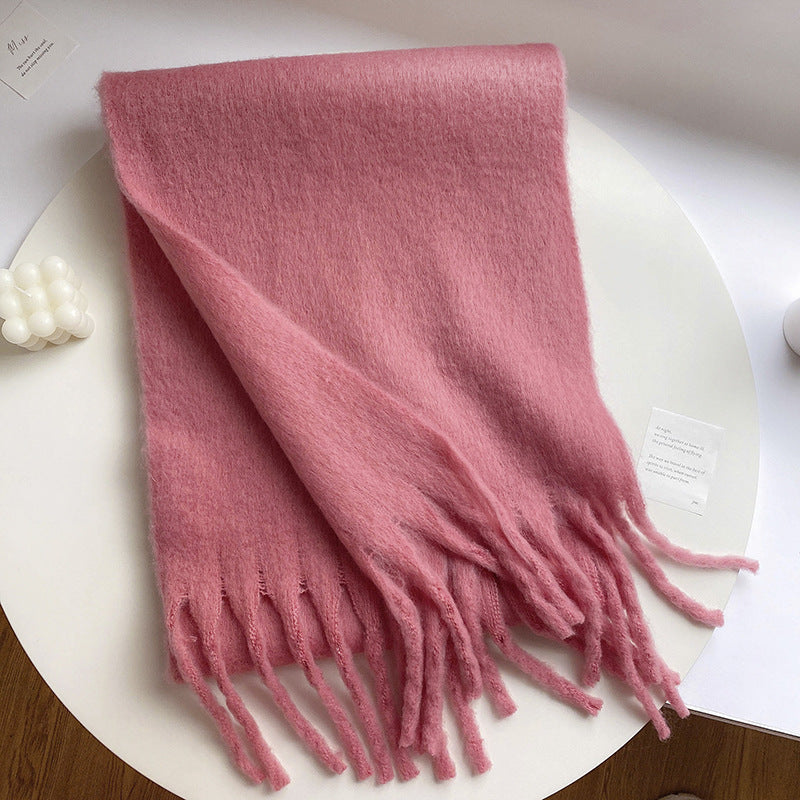 Cozy Chunky Solid Color Winter Scarves