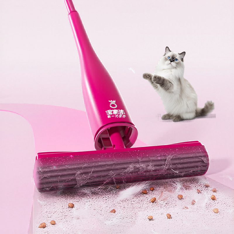 Long Handle Self Wringing Sponge Mop Wet Dry Floor Cleaning Tool