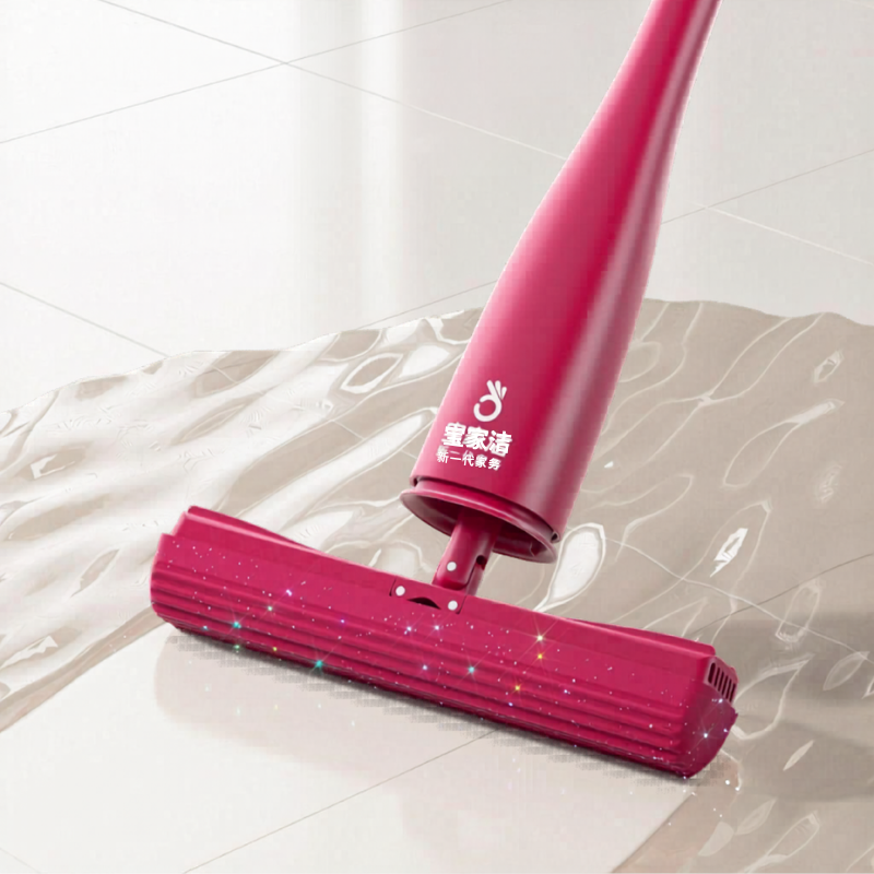 Long Handle Self Wringing Sponge Mop Wet Dry Floor Cleaning Tool