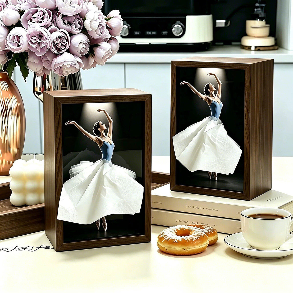 Ballet Girl Tissue Box