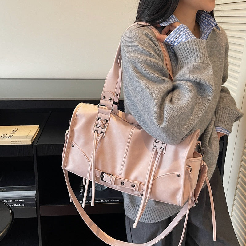 Moto Buckle Tote Bag for Women