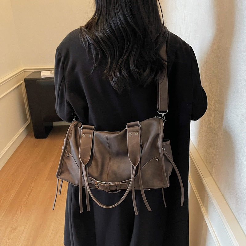 Moto Buckle Tote Bag for Women
