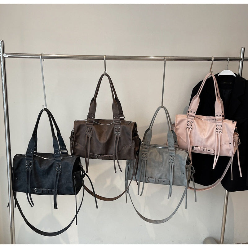 Moto Buckle Tote Bag for Women