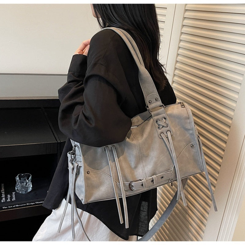 Moto Buckle Tote Bag for Women