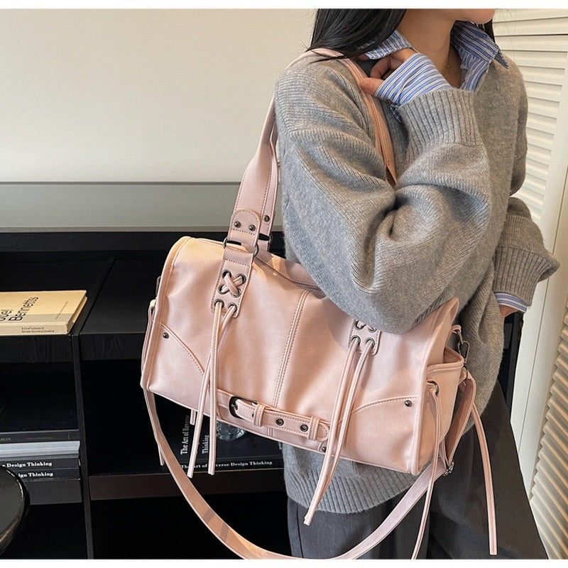 Moto Buckle Tote Bag for Women