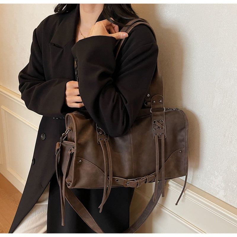 Moto Buckle Tote Bag for Women