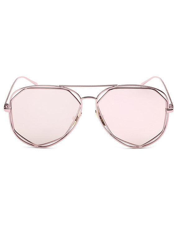 Molde Sunglasses - Pink Mirror