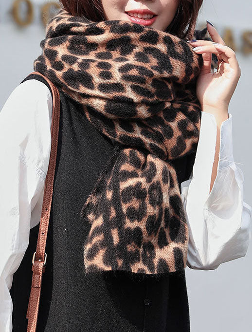 Fall Luxe Leopard Scarf