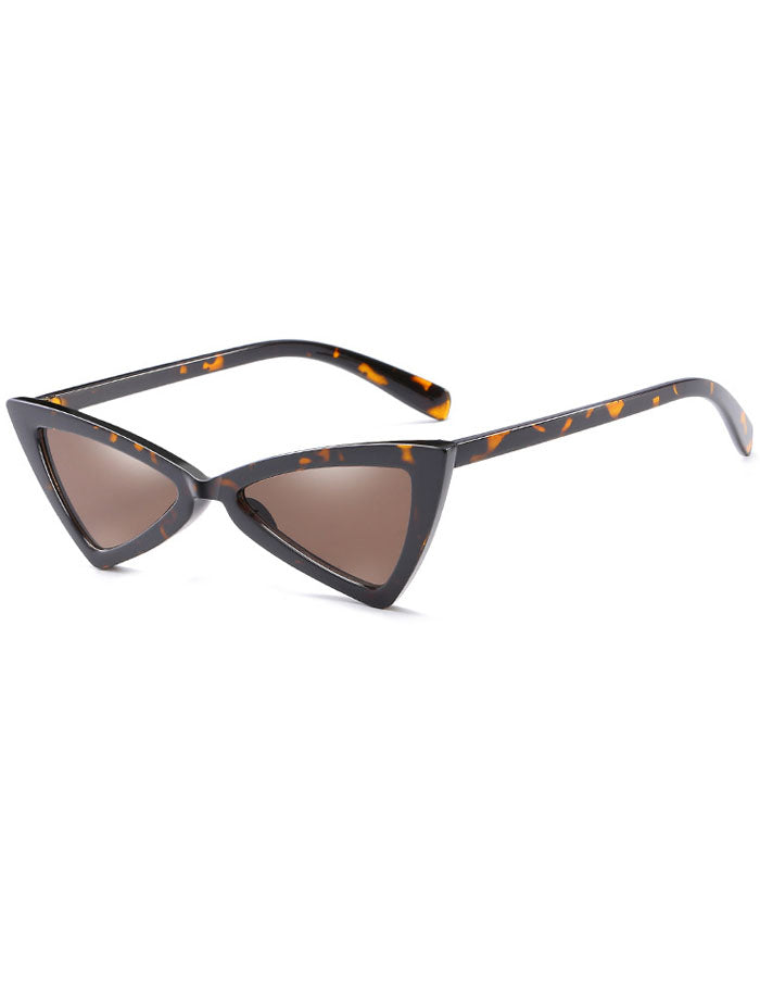Retro Triangle 90s Cat Eye Sunglasses