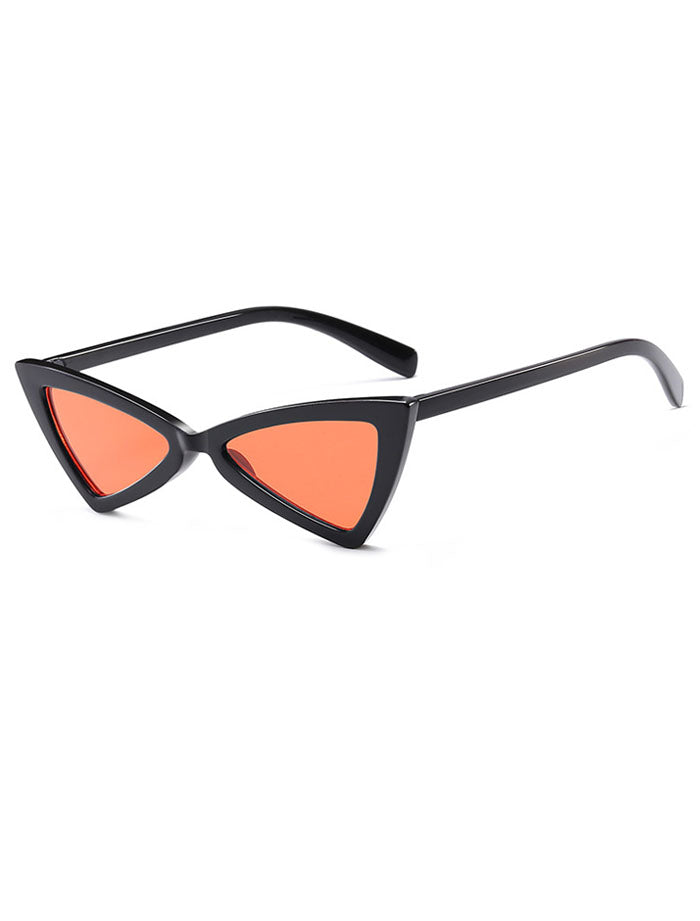 Vintage Polka Dots Triangle Sunglasses Women Retro Fashion Cat Eye Flat Top  2023 | eBay