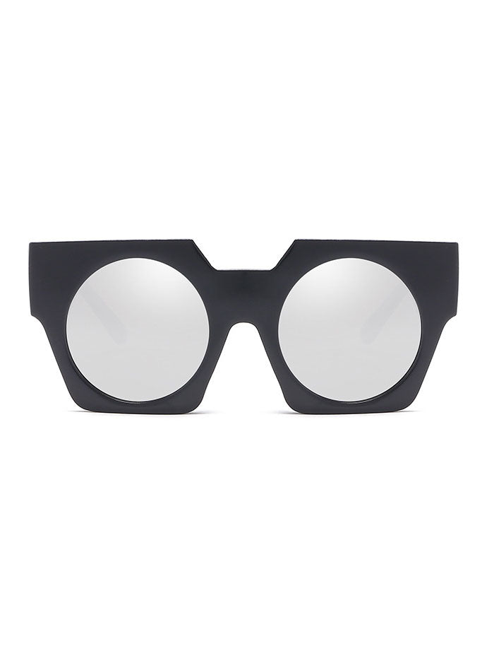 Bold Oversized Round Lens Sunglasses