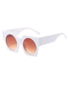 Bold Oversized Round Lens Sunglasses