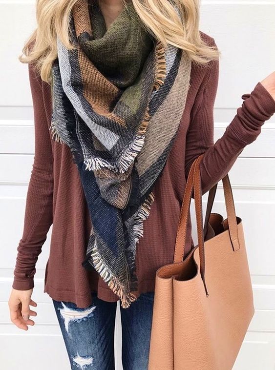 Fall Scarves Outfits