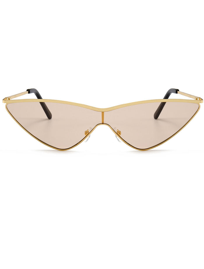 Retro Goggle Shield Sunglasses