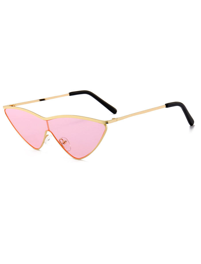 Retro Goggle Shield Sunglasses