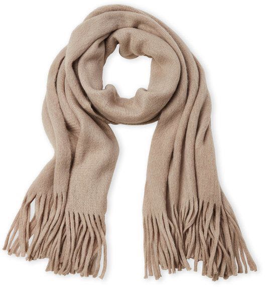 Brushed Long Fringed Scarf