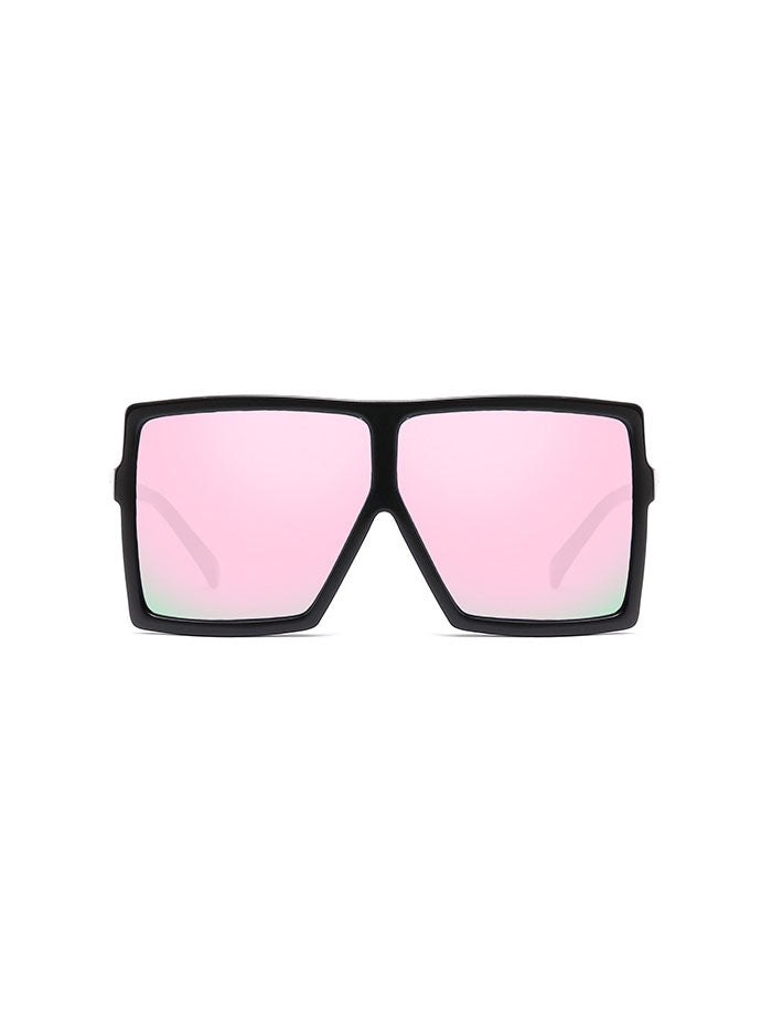 Laser Cut Metal Sunglasses Pink