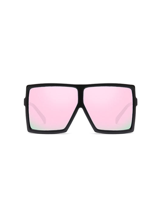 Laser Cut Metal Sunglasses Pink