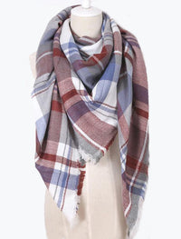 Plaid Blanket Scarf