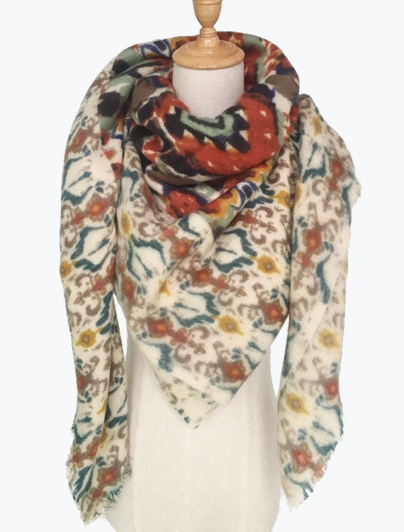 Print Blanket Scarves