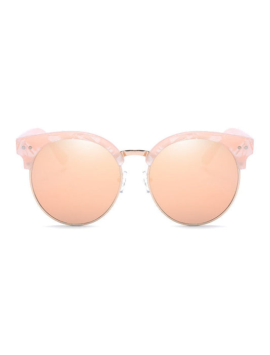 Misha Pink Mirror Sunglasses